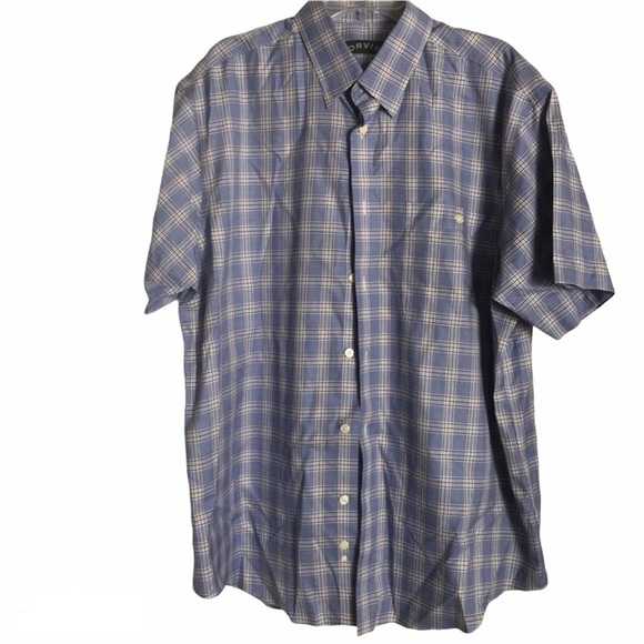 Orvis Plaid Short Sleeve Button Down Shirt - Picture 1 of 5